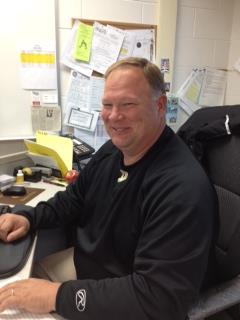 Mr. Brian Southworth at his desk